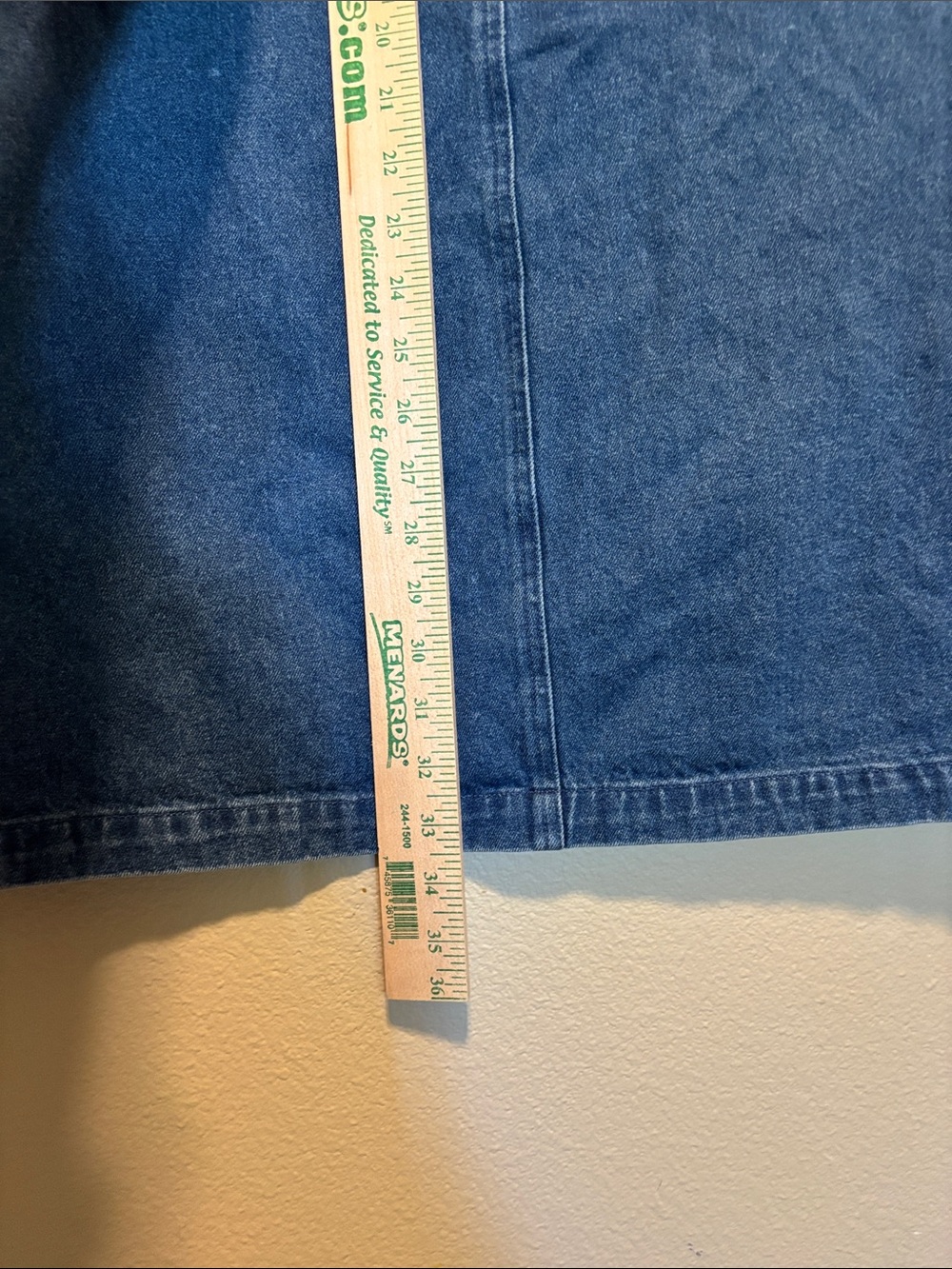Christopher & Banks Dark Blue Denim Maxi Skirt - Picture 4 of 8